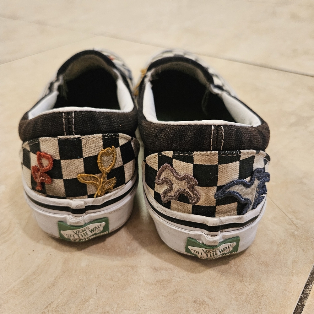 Vans skatistan slip on checkered skateboard sneakers MEN size US 5.5 - Picture 3 of 10